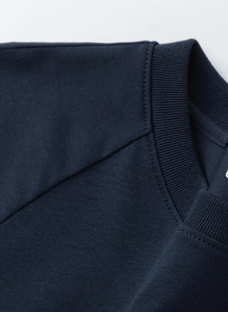 Balabala Navy Kids Girls Round v-neck long-sleeved T-shirt for Women | Best Price UAE